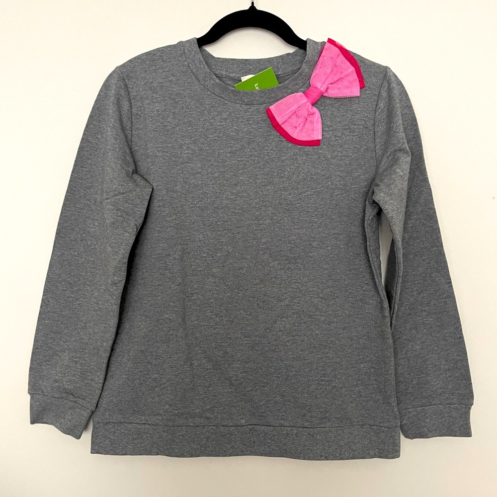 NWT Kate Sapde Dorothy Sweatshirt Tulle Bow Girls Size 14Y
